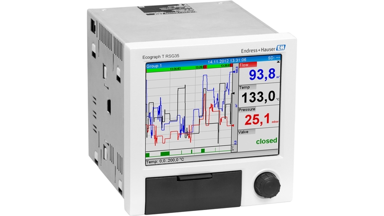 Ecograph T Rsg35 Universal Graphic Data Manager Endress Hauser