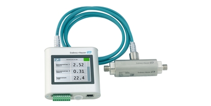 Picture of concentration measuring device Teqwave F for real-time liquid analysis in pipes